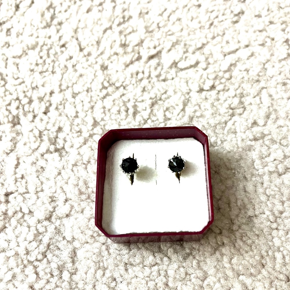 Dark red ruby or garnet stone